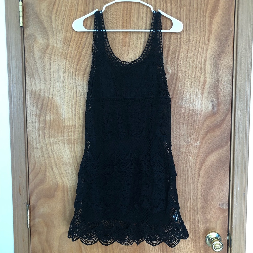 • 2/$10 • Black Crochet American Eagle Dress
